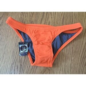 Jolyn Bikini Bottom Europe Style Orange (Sunkist) Medium New With Tags